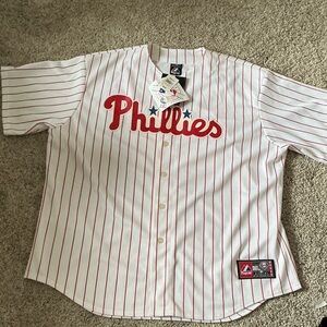 Majestic Phillies Halladay  Jersey